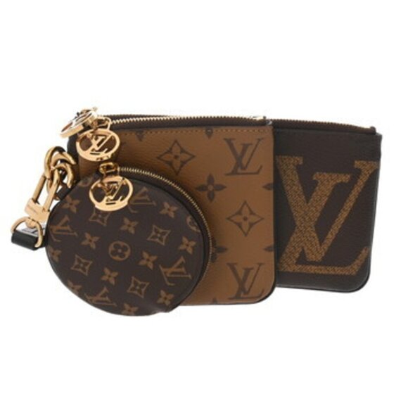 Louis Vuitton Handbags - LOUIS VUITTON Brown Monogram Canvas Pochette Pouch